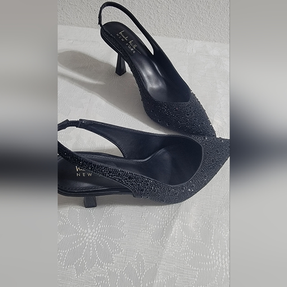 Elegant Black Women's Slingback Heels